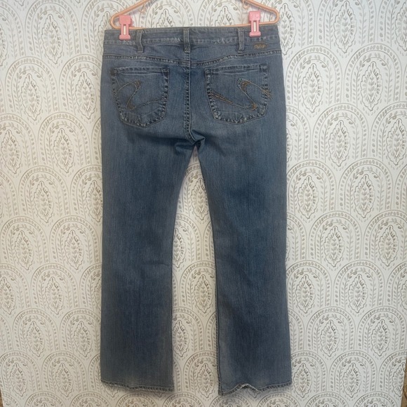 Silver Jeans Co Women's Bootcut Jeans Blue Wash Size 16W - Picture 2 of 11